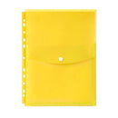 Marbig Top Opening Binder Pocket Document Wallet Holder A4 Yellow Pack 12 2025805 (12 Pack) - SuperOffice