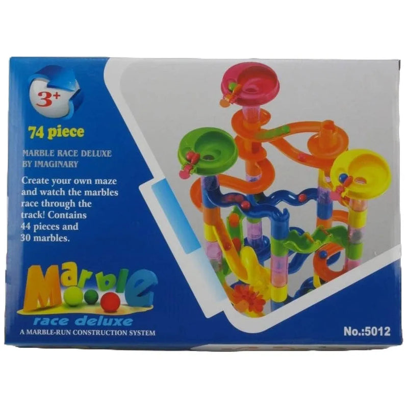 Marble Race 74 Piece Marble Run Race Tower 177B - SuperOffice