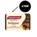 Masterfoods BBQ Sauce Squeezy Individual Portions 14g 100 Carton Squeeze Bulk Box 156726(BBQ) - SuperOffice