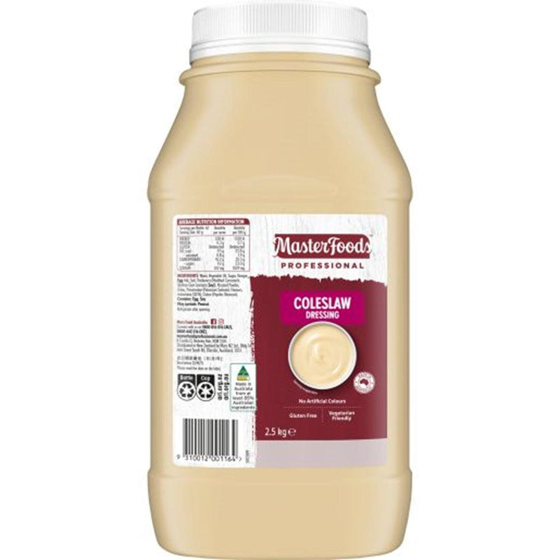 Masterfoods Coleslaw Salad Dressing 2.5kg Bulk 602527 - SuperOffice