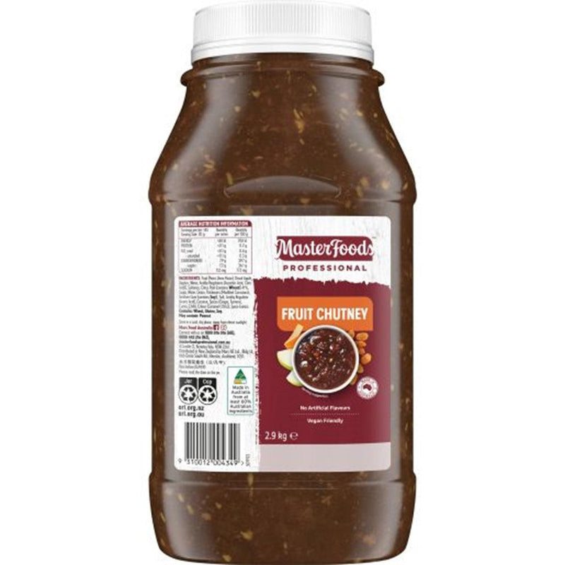 Masterfoods Fruit Chutney 2.9kg Bulk 648468 - SuperOffice