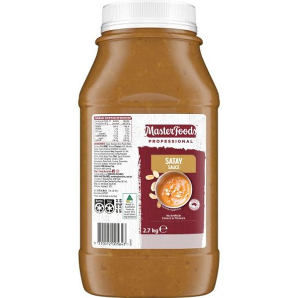 Masterfoods Satay Sauce 2.7kg Bulk 653455 - SuperOffice