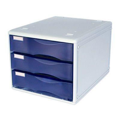 Metro Desktop Filing 3 Drawers B4 Grape 234389 - SuperOffice