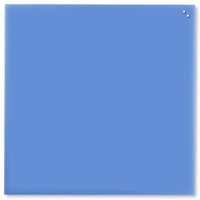 Naga Magnetic Glassboard 1000 X 1000Mm Cobolt Blue 10160 - SuperOffice