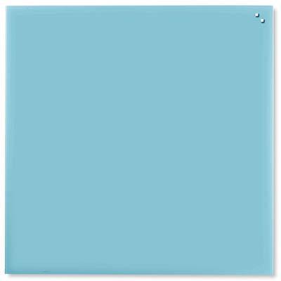 Naga Magnetic Glassboard 1000 X 1000Mm Turquoise 10162 - SuperOffice