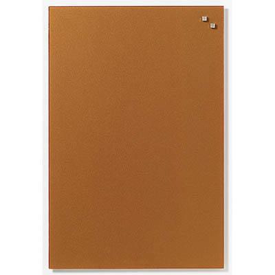 Naga Magnetic Glassboard 400 X 600Mm Copper 10583 - SuperOffice