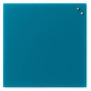 Naga Magnetic Glassboard 450 X 450Mm Aqua Green 10751 - SuperOffice