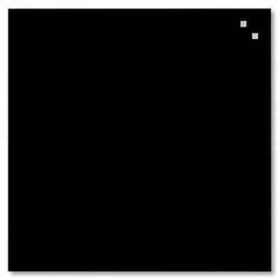 Naga Magnetic Glassboard 450 X 450Mm Black 10701 - SuperOffice