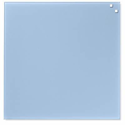 Naga Magnetic Glassboard 450 X 450Mm Light Blue 10761 - SuperOffice