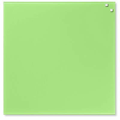 Naga Magnetic Glassboard 450 X 450Mm Light Green 10750 - SuperOffice