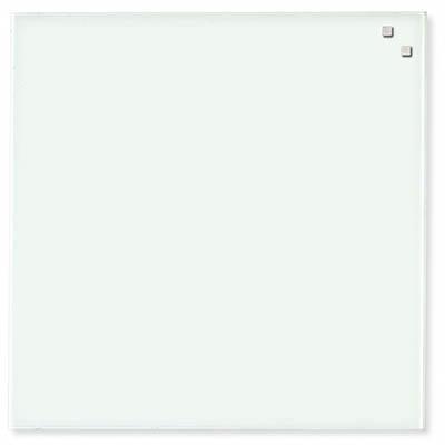 Naga Magnetic Glassboard 450 X 450Mm White 10702 - SuperOffice