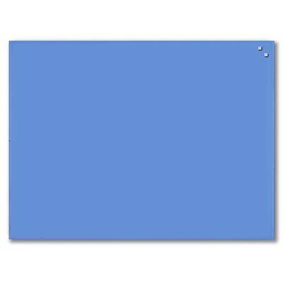 Naga Magnetic Glassboard 600 X 800Mm Cobolt Blue 10360 - SuperOffice