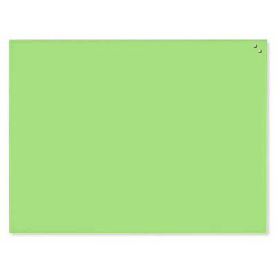 Naga Magnetic Glassboard 600 X 800Mm Green 10350 - SuperOffice