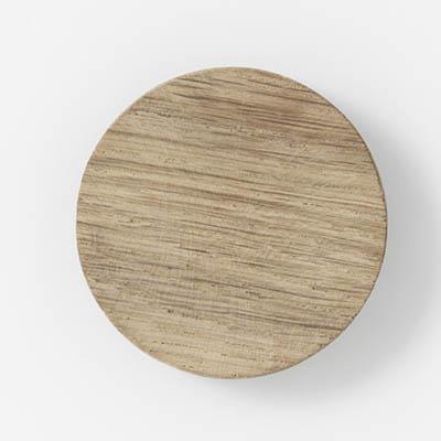 Naga Nord Super Strong Magnetic Glassboard Round 100Mm Oak Veneer 70850 - SuperOffice