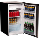 Nero Fridge And Freezer 125 Litre 490x560x840mm Stainless Steel 74412503 - SuperOffice