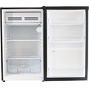 Nero Fridge And Freezer 125 Litre 490x560x840mm Stainless Steel 74412503 - SuperOffice