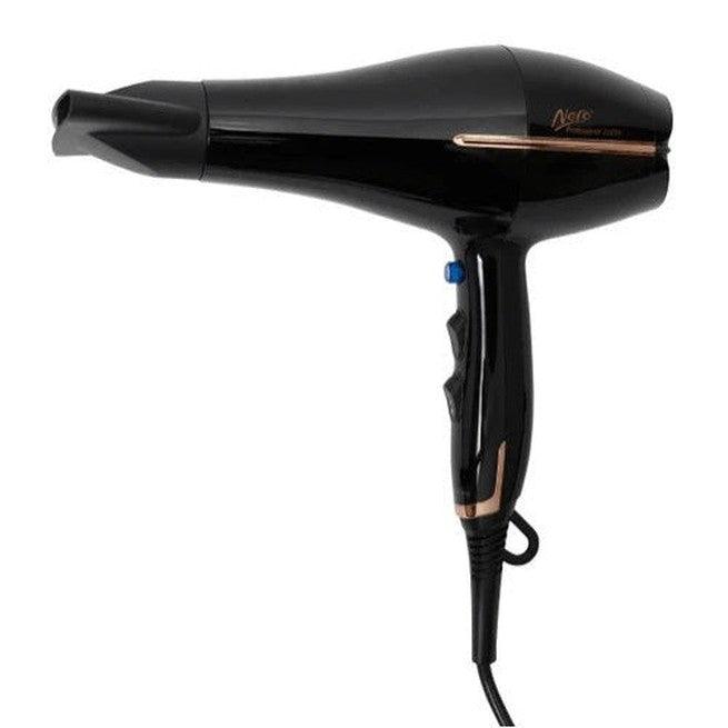 Nero Professional Hair Dryer Gloss Black With Copper Finish Tourmaline 7416001 - SuperOffice