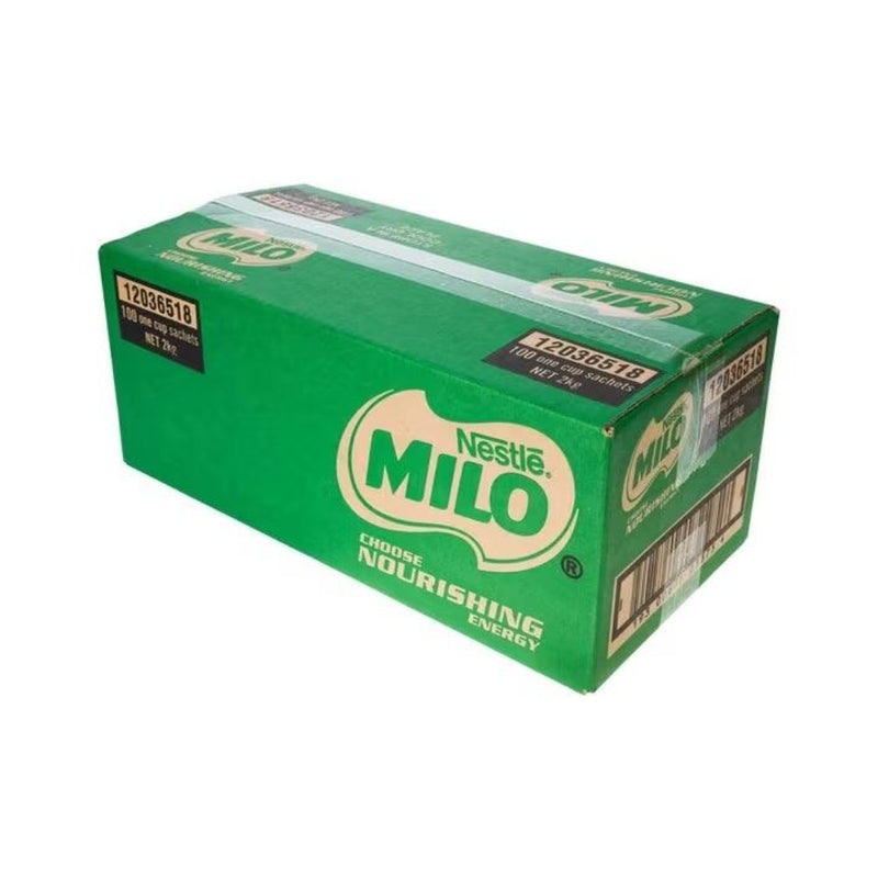 Nestle Milo Single Serve Sachets 20g 100 Pack Carton Bulk Box 12036518 - SuperOffice