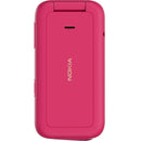 Nokia 2660 Flip Mobile Phone 128MB 2.8" 4G Unlocked Dual Sim Pink 1GF012HPC1A04 - SuperOffice