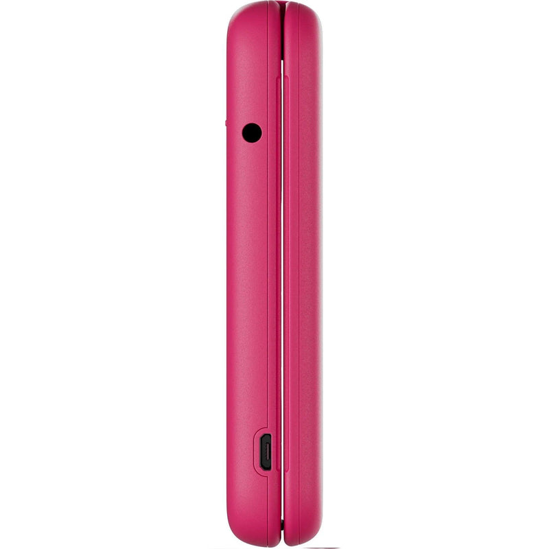 Nokia 2660 Flip Mobile Phone 128MB 2.8" 4G Unlocked Dual Sim Pink 1GF012HPC1A04 - SuperOffice