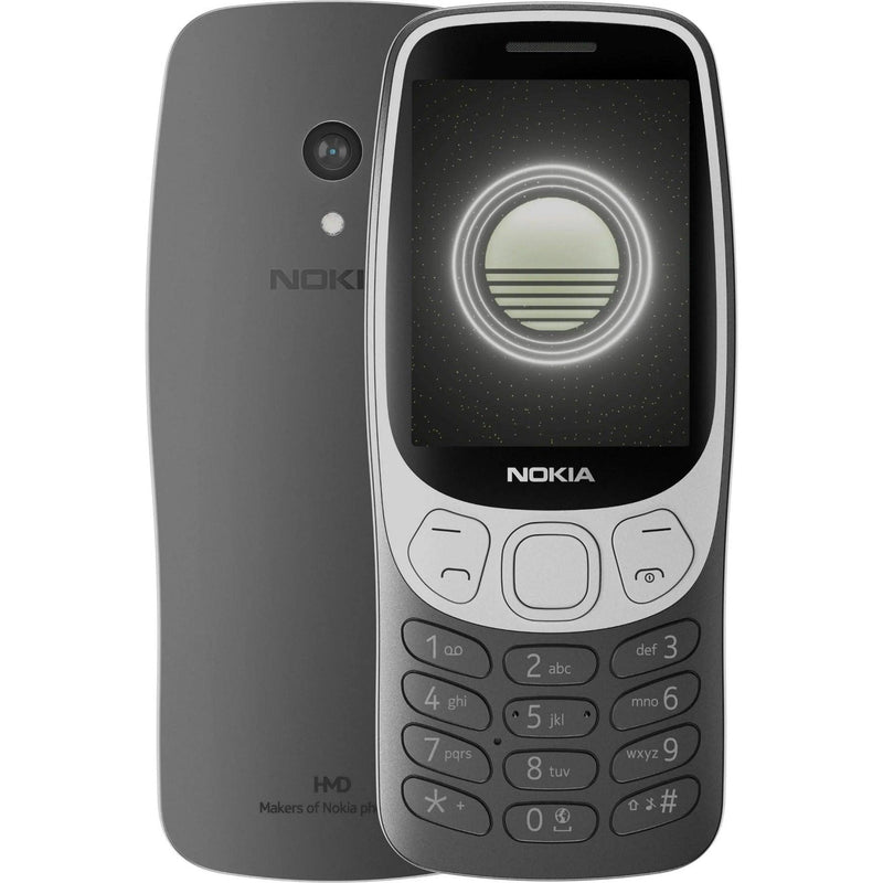 Nokia 3210 Mobile Phone 128MB 2.4” 4G Unlocked Grunge Black 1GF025CPA2L06 - SuperOffice