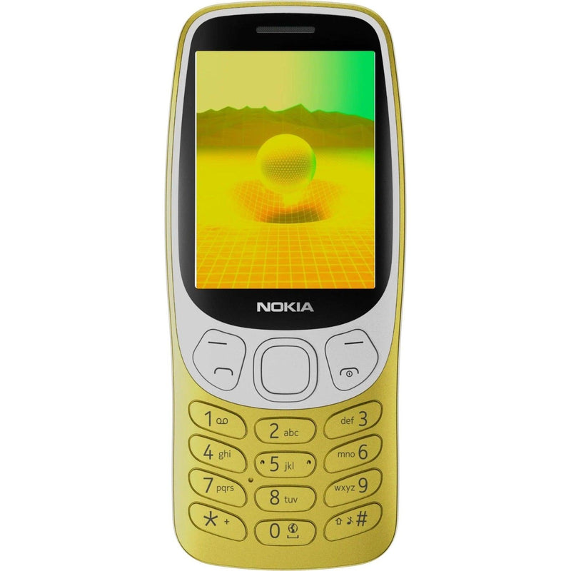 Nokia 3210 Mobile Phone 128MB 2.4” 4G Unlocked Y2K Gold 1GF025CPD4L04 - SuperOffice