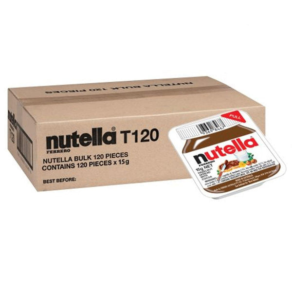 Nutella Chocolate Spread Single Serve Portions 15g 120 Pack Carton Bulk Box 2353548 - SuperOffice