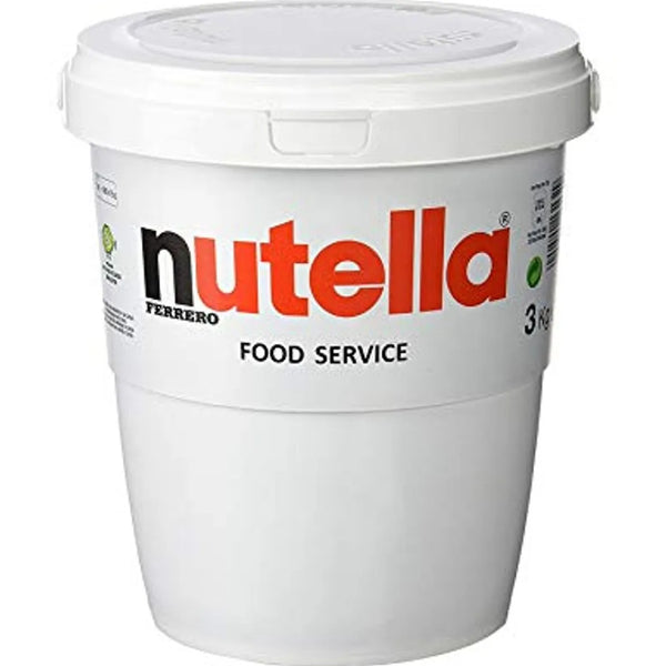 Nutella Hazelnut Spread Food Service Tub Ferrero 3kg 4 Pack Bulk 229094 (4 Pack) - SuperOffice