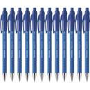 Papermate Flexgrip Retractable Ballpoint Pen Medium Blue 1.0mm Box 12 1813531 (Box 12) - SuperOffice