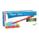 Papermate Flexgrip Ultra Ballpoint Pen Medium NIB Capped Red Box 12 9620131 (Box 12) Medium Red Capped - SuperOffice