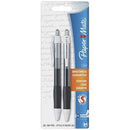 Papermate Gel Pen Retractable Medium 0.7Mm Black Pack 2 1746317 - SuperOffice