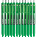 Papermate Inkjoy Gel Pen Medium 0.7mm Retractable Green Box 12 1953517 (Box 12) - SuperOffice