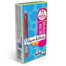 Papermate Inkjoy Gel Pen Medium 0.7mm Retractable Red Box 12 1953047 (Box 12) - SuperOffice