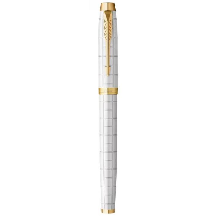 Parker IM Premium Fountain Pen White Pearl Gold Trim Gift Box 2143652 - SuperOffice