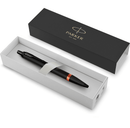 Parker IM Professional Ballpoint Pen Satin Black Vibrant Orange Ring Gift Box 2172946 - SuperOffice