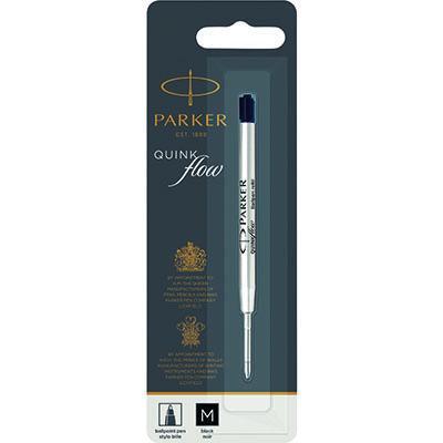 Parker Quinkflow Pen Refill Ballpoint Medium Nib Black 1950369 - SuperOffice