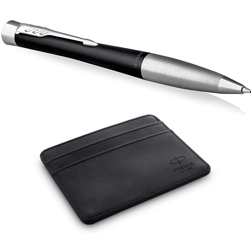 Parker Urban Ballpoint Pen Card Holder Wallet Gift Set 2158812 - SuperOffice