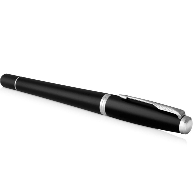 Parker Urban Fountain Pen Matte Black Chrome Trim Gift Box 1931600 - SuperOffice