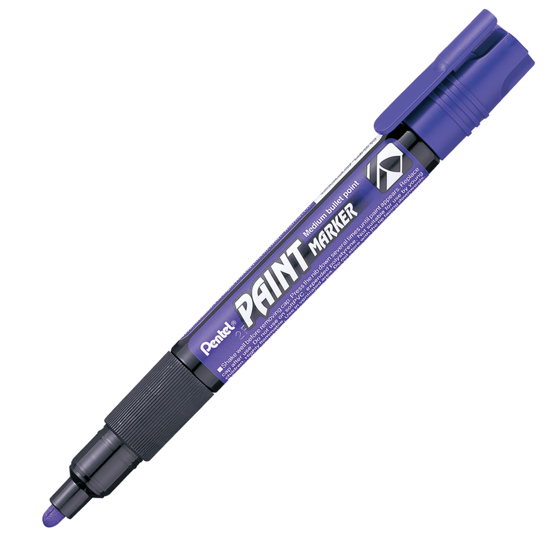 Pentel MMP20 Paint Marker Medium Bullet Point Purple Box 12 MMP20-PURPLE - SuperOffice