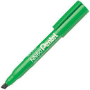 Pentel Nn60 Green Label Permanent Marker Chisel Point Green Box 12 NN60-D - SuperOffice