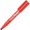 Pentel Nn60 Green Label Permanent Marker Chisel Point Red Box 12 NN60-B - SuperOffice