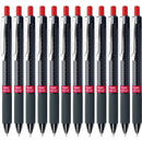 Pentel Oh! K497 Retractable Gel Rollerball Pen 0.7mm Red Box 12 K497-B (Box 12) - SuperOffice