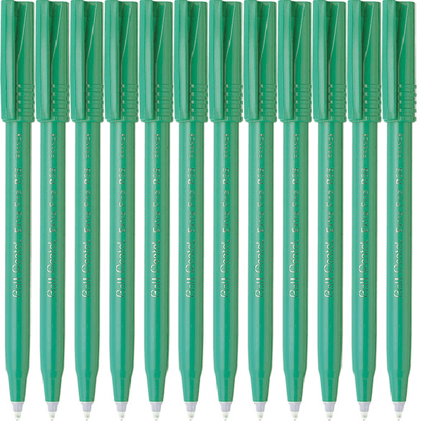 Pentel R56 Ball Pens 0.6mm Extra Fine Green Box 12 R56-D (Box 12) - SuperOffice