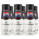 SodaStream Pepsi Max Syrup Mix No Sugar 440mL Pack 6 BULK