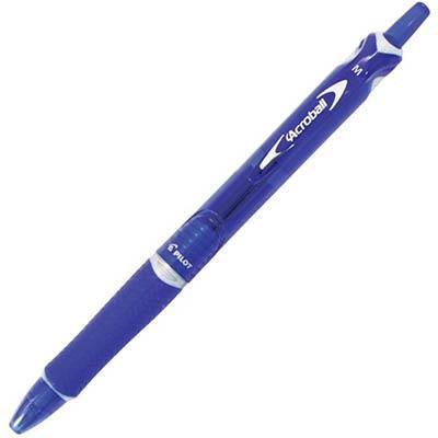 Pilot Acroball Retractable Ballpoint Pen 1.0Mm Medium Blue 660222 - SuperOffice