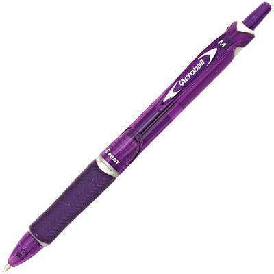 Pilot Acroball Retractable Ballpoint Pen 1.0Mm Medium Violet 660225 - SuperOffice