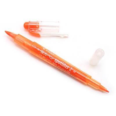 Pilot Begreen Spotliter Twin Highlighter 2.0Mm/4.0Mm Orange Box 10 660048 - SuperOffice