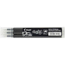 Pilot Bls-Fr7 Frixion Erasable Rollerball Gel Refill Medium 0.7Mm Black Pack 3 622714 - SuperOffice