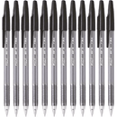 Pilot BP-S Stick Type Ballpoint Pen 0.7mm Fine Black Box 12 BPSFB (Black Fine Box 12) - SuperOffice