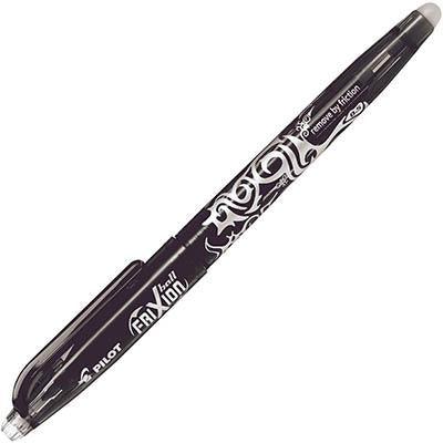 Pilot Frixion Erasable Gel Ink Pen 0.5Mm Black BLFR5B - SuperOffice